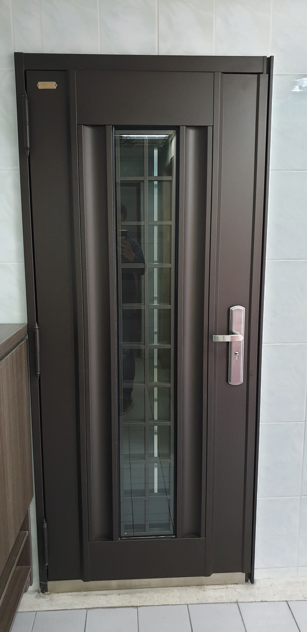 大鑅精品門-DR16-617雙玄關門配DR2連體鎖附施工KEY