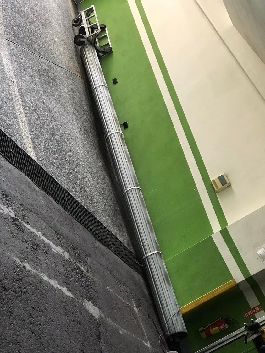 今日至新竹社區車道協助更換格來得鍍鋅亞板捲心，新的彈簧、馬達連同在鍍鋅亞板軸心內耐用度也在提升一級。