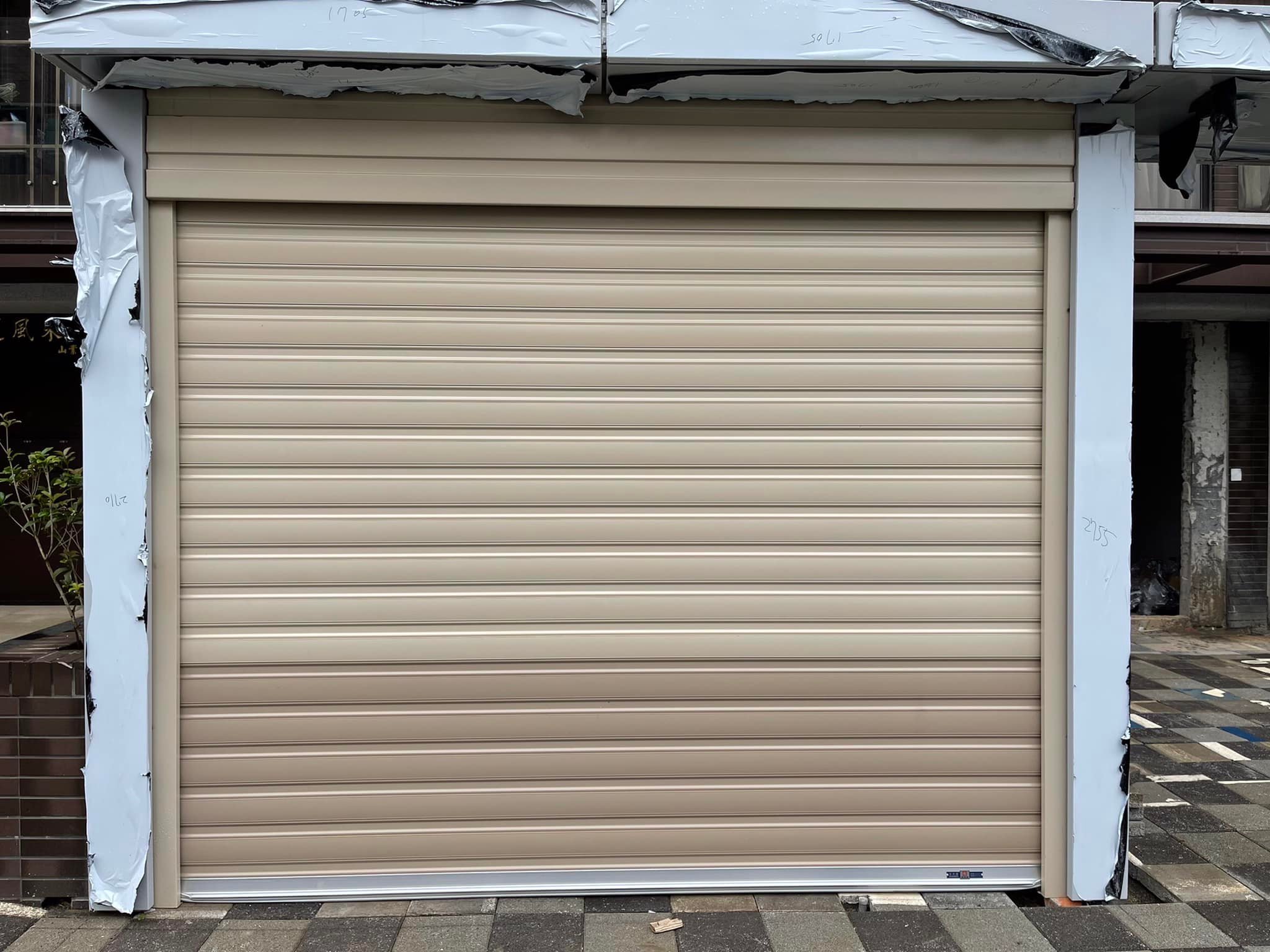 今日協助林口客人案施工完畢，毛毛細雨完工後客人也放心許多