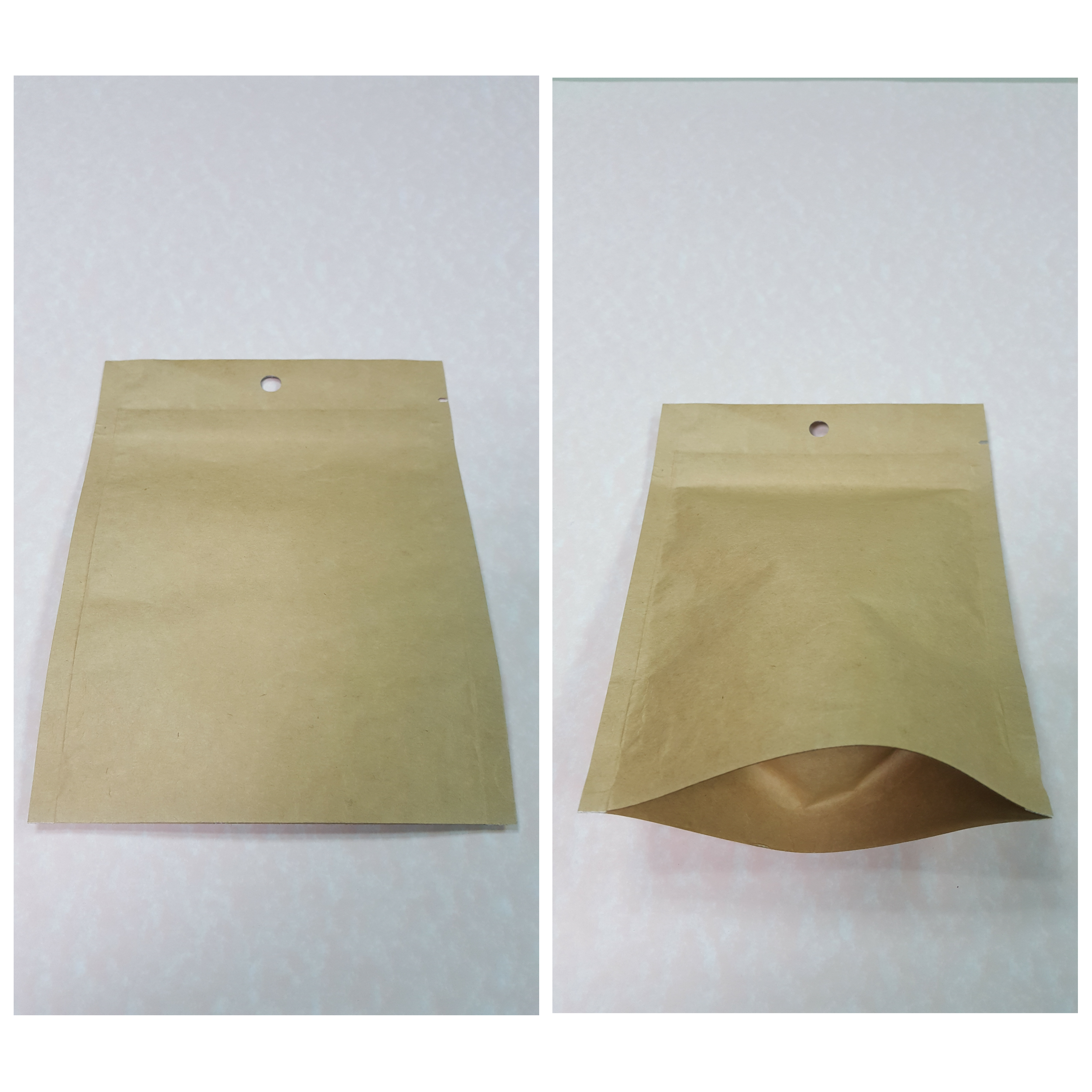 1003-07牛皮紙夾鏈站立袋