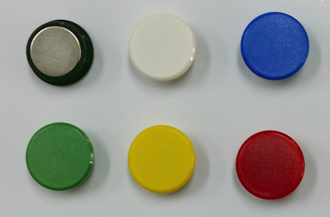 玻璃白板專用圓形磁鐵