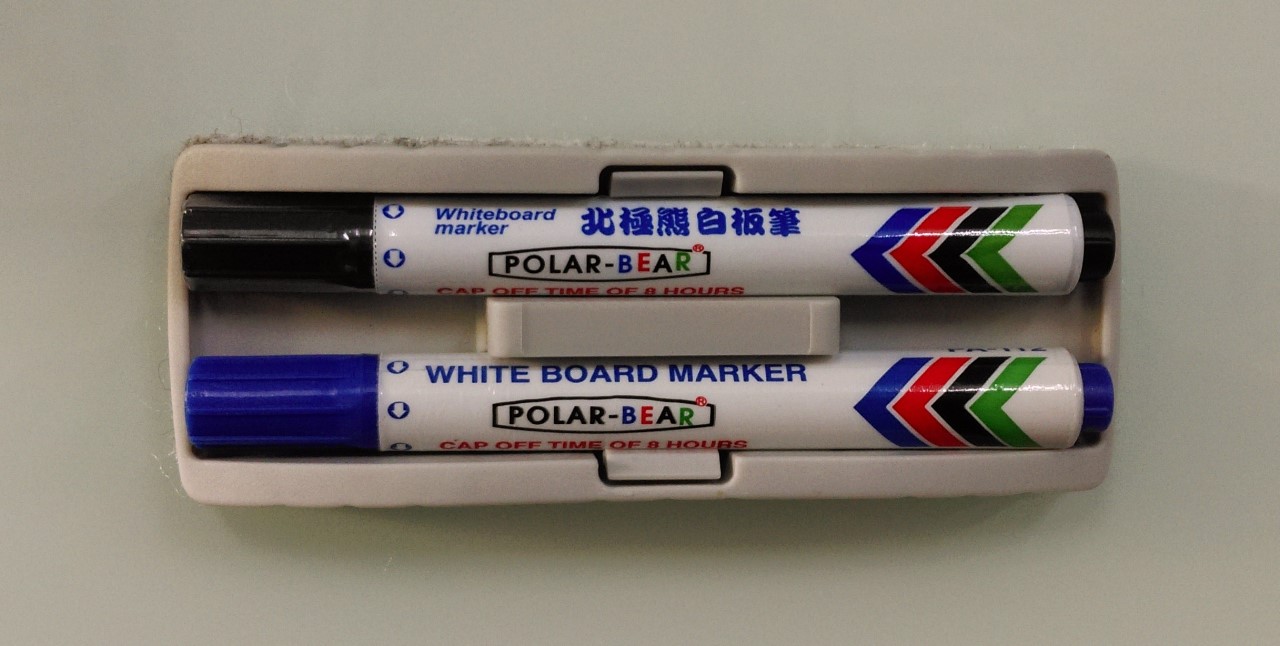 玻璃白板專用夾筆磁鐵板擦