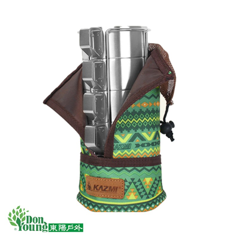 【KAZMI】不鏽鋼雙層馬克杯4入組