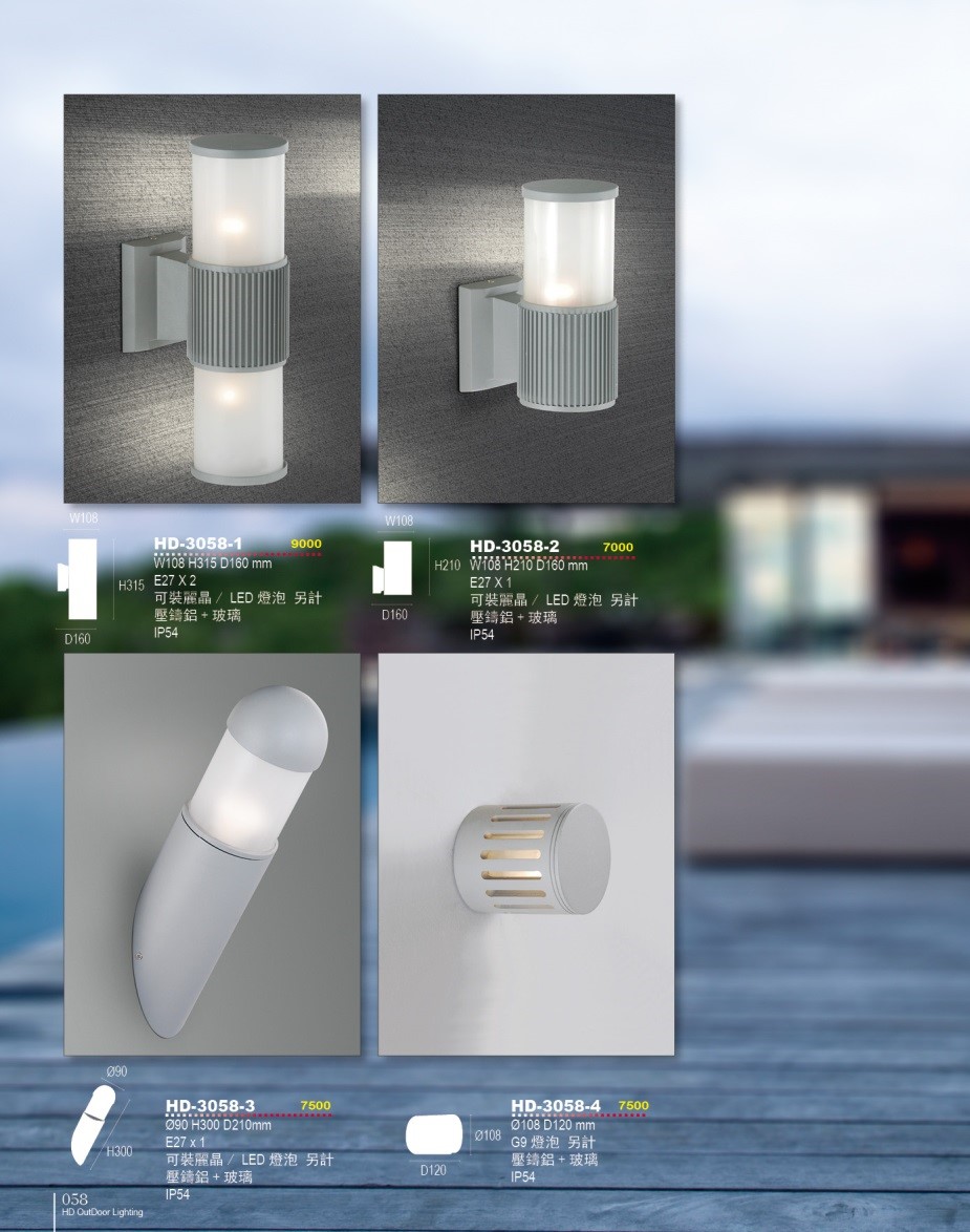 戶外壁燈HD-3058-1