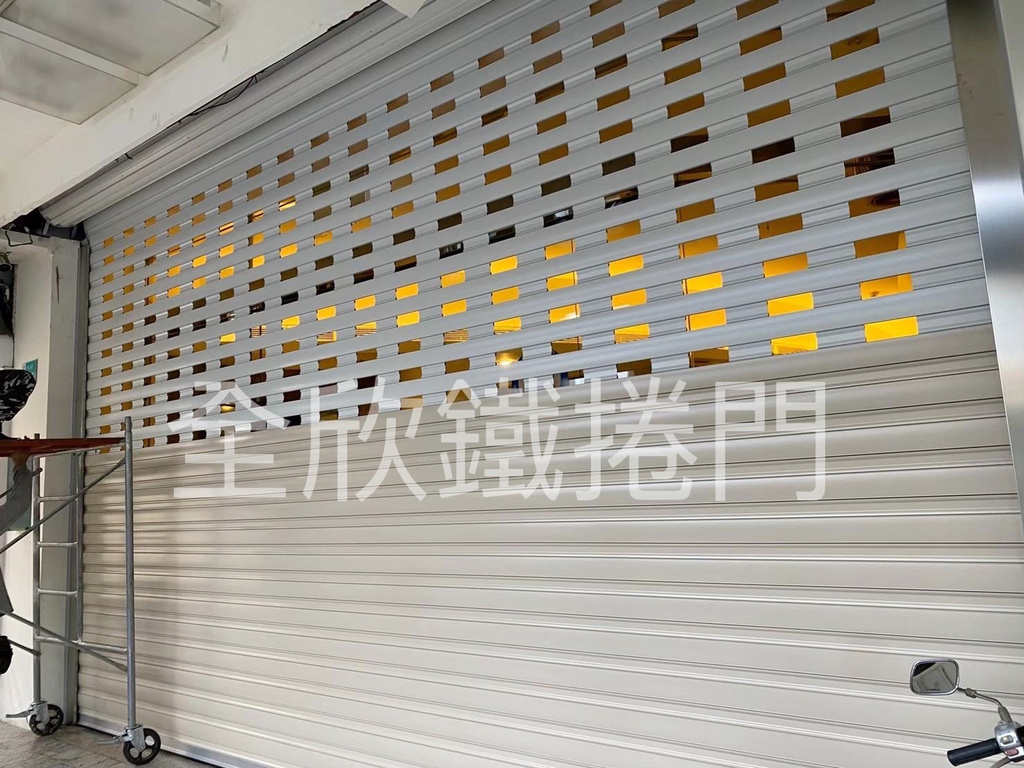 鋁合金花格安全快速捲門