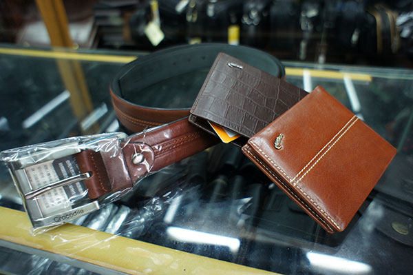 男用真皮皮夾、男用真皮皮帶