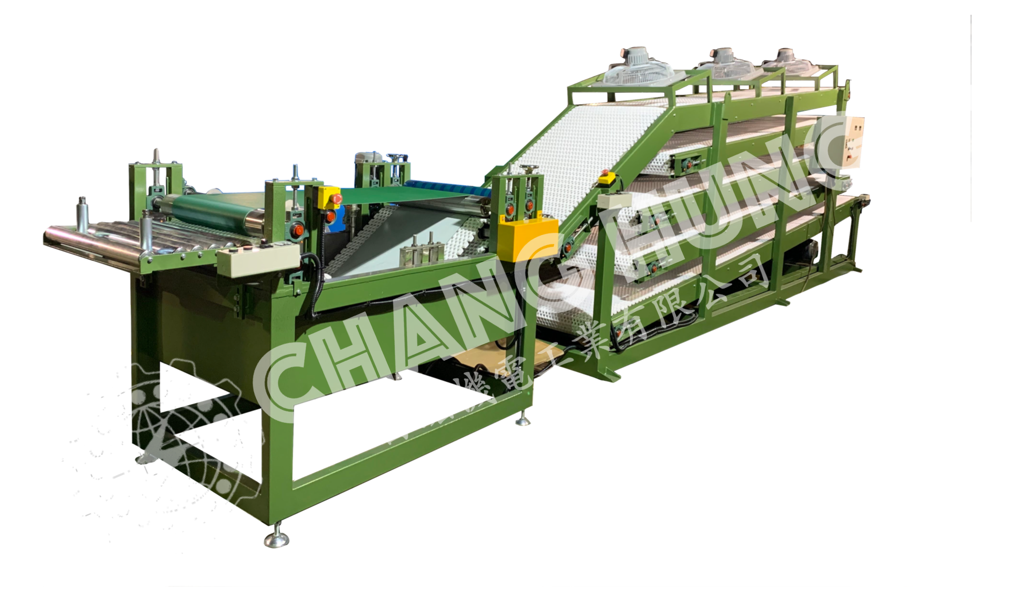 五層式塑鋼網帶輸送設備