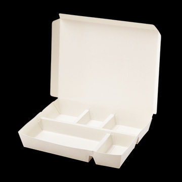 上下五格一体餐盒