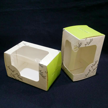 開窗切片蛋糕盒(手繪自然圖)