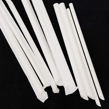 紙包白色斜口紙吸管