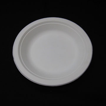 7吋白紙漿圓盤