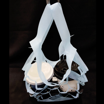 便當袋易提網(藍色)