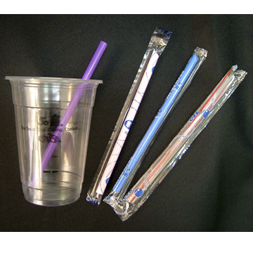 500cc軟杯&膠包吸管