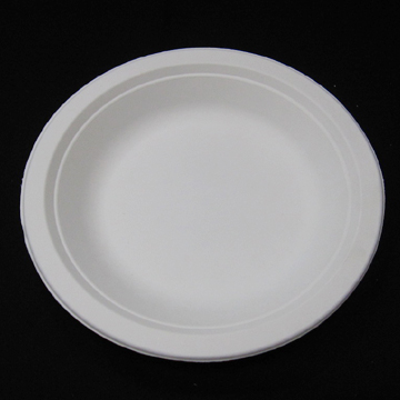 9吋白紙漿圓盤