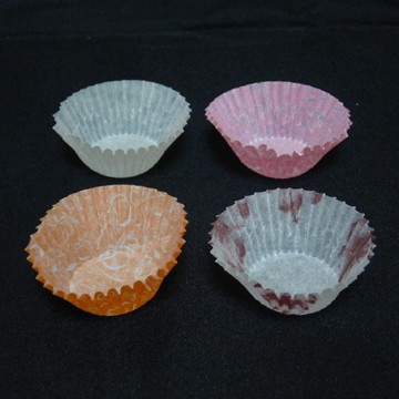 烘培紙杯(左上)、防油杯-橘色(左下)&防油杯-粉色(右上)、防油紙杯