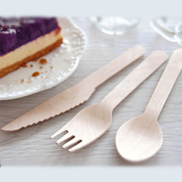 木質刀、叉、匙