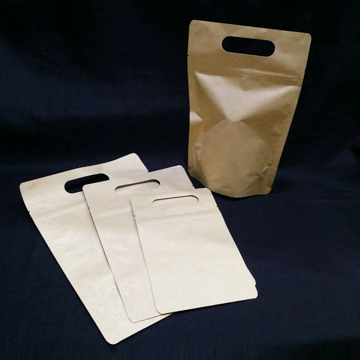 手提全牛皮夾鏈立袋