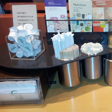 咖啡調棒、美式西餐叉、餐巾紙