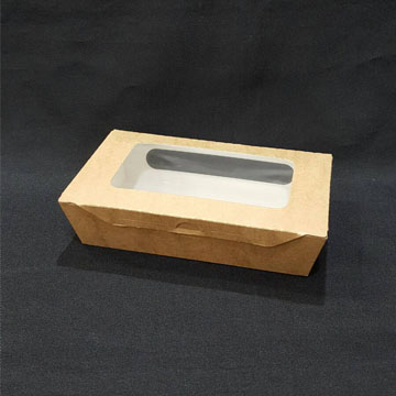 牛卡紙開窗沙拉盒-2號