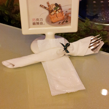 餐巾紙、濕紙巾擺放參考