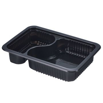 PP-RA40-2K黑色兩格食品盒