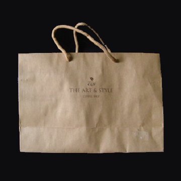 綿繩牛皮禮盒袋