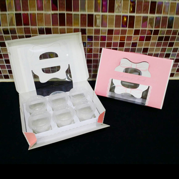 中杯布丁杯6入西點紙盒