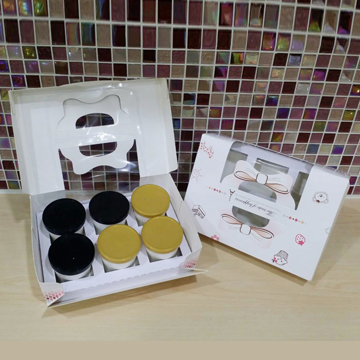 6入西點手提盒(巴黎小品白M00932)可配內襯