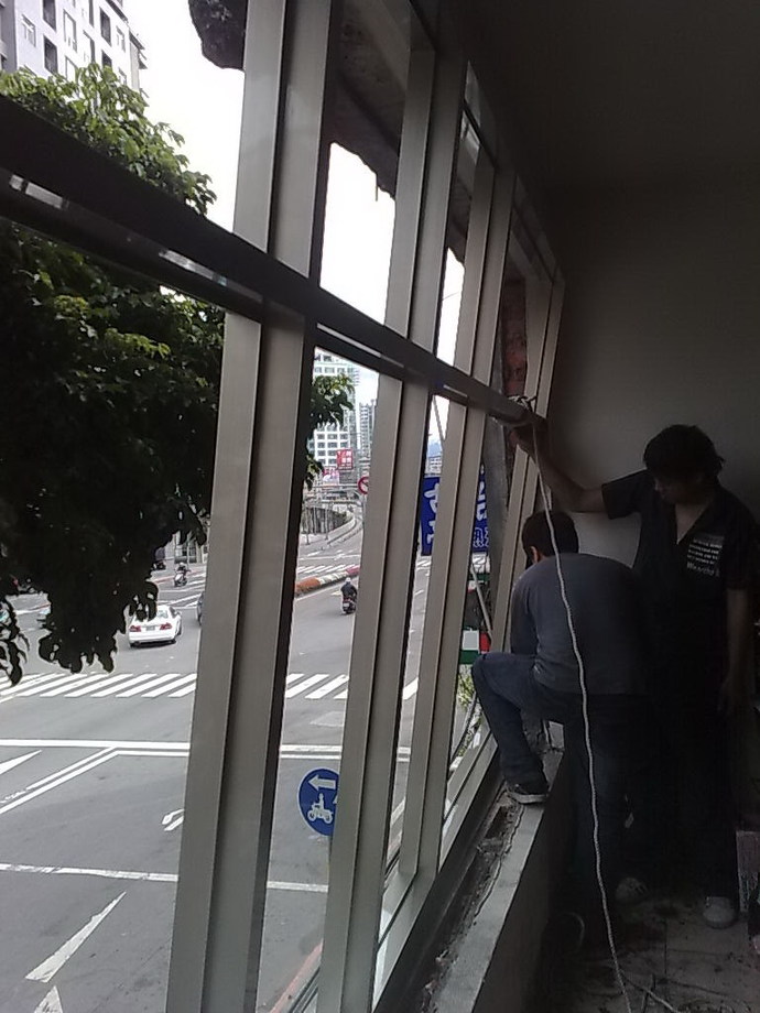 景觀窗+拉門施工-台北市羅斯福路