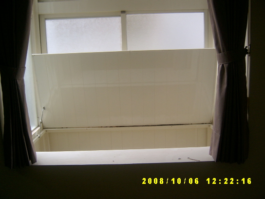 鋁凸窗+儲藏櫃施工-石牌