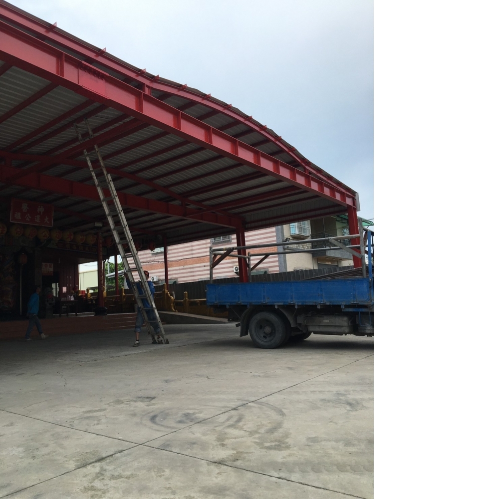 專業搭建鐵棚架