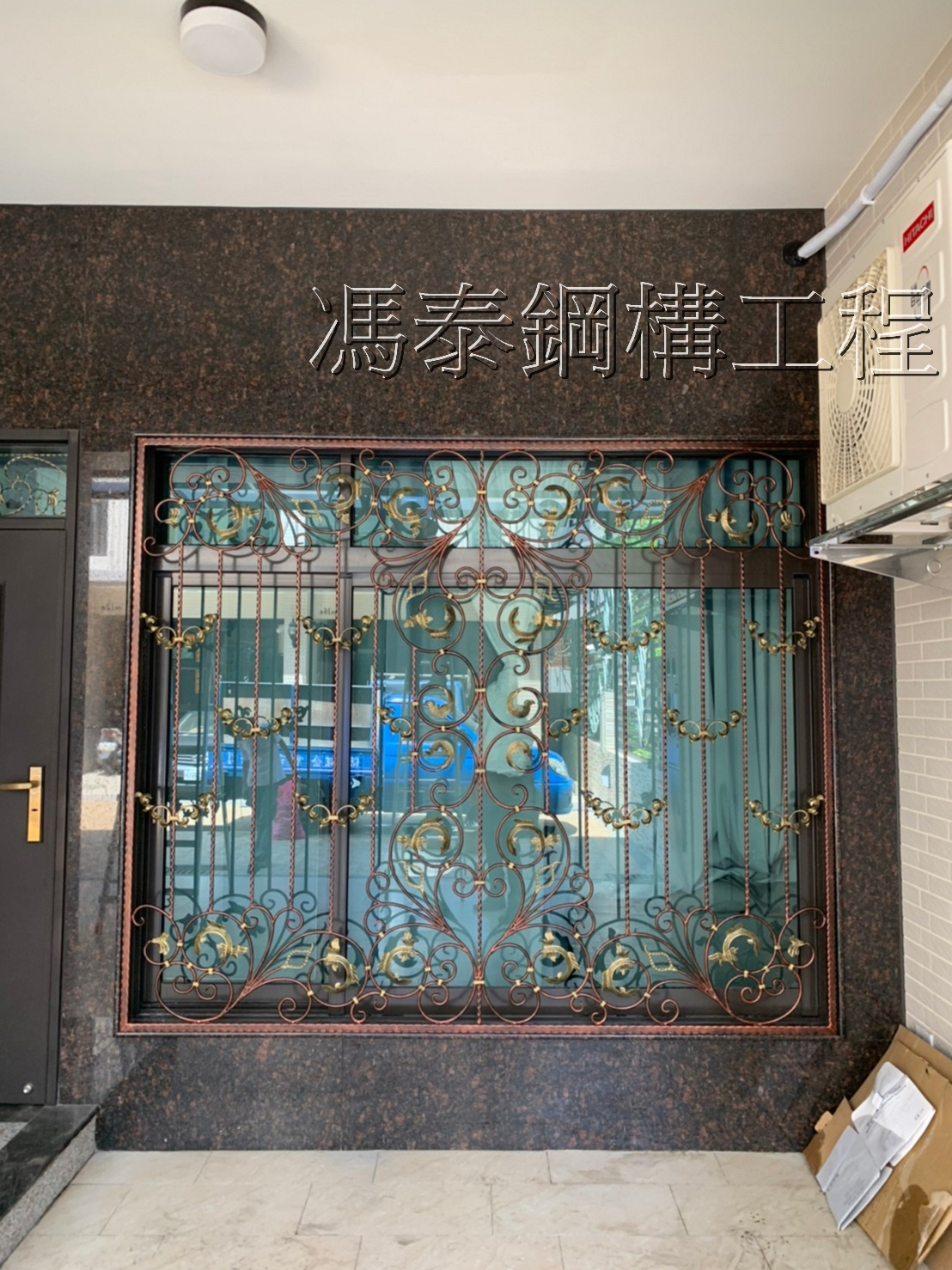 藝術鍛造防盜窗