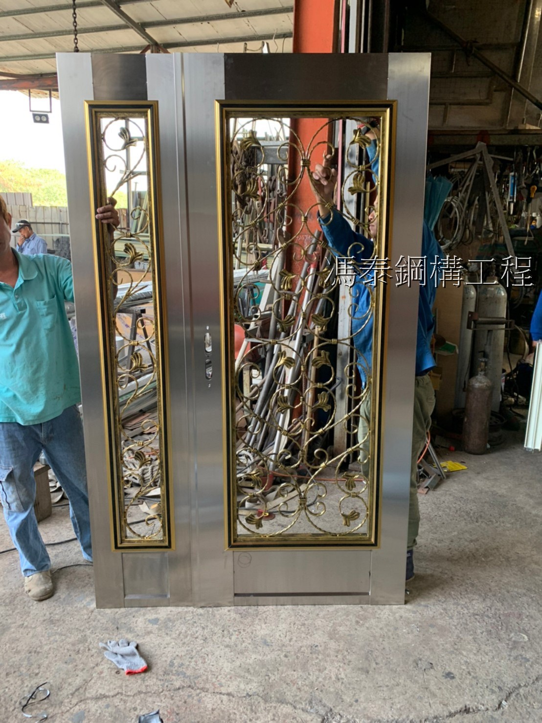 鍛造不銹鋼門施工