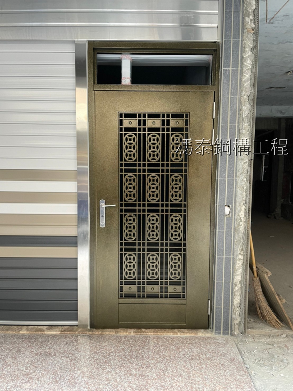 鍛造白鐵門施工