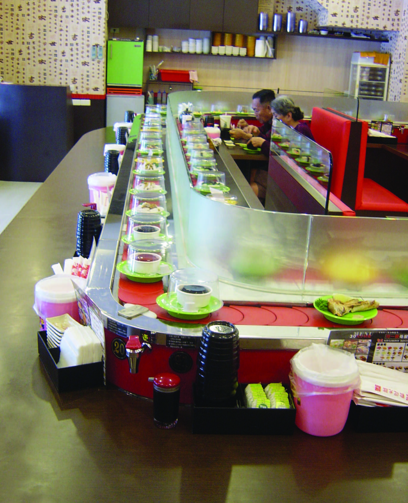 迴轉寿司餐飲輸送設備D