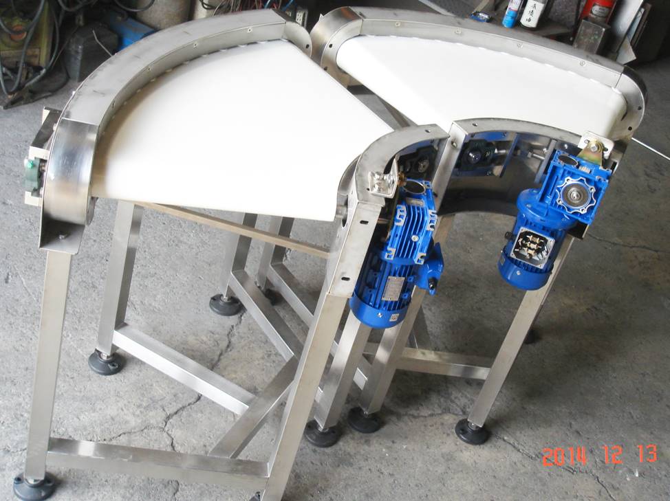 60度轉彎皮帶輸送機