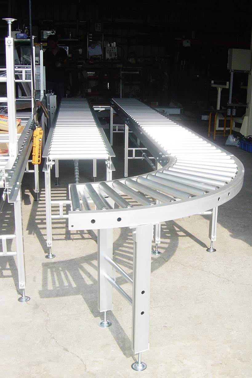 滾筒轉彎輸送機