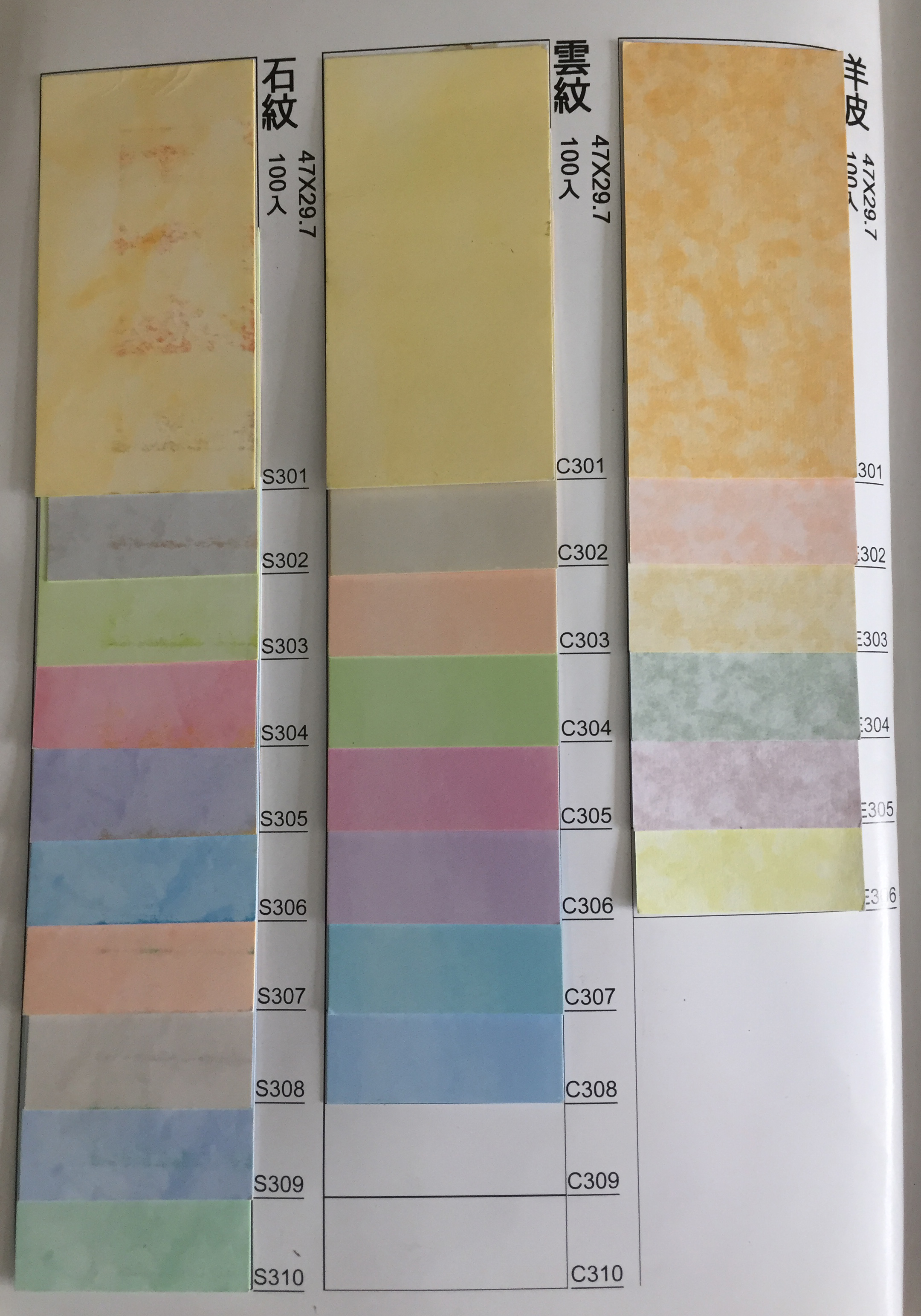 石紋&雲紋&羊皮