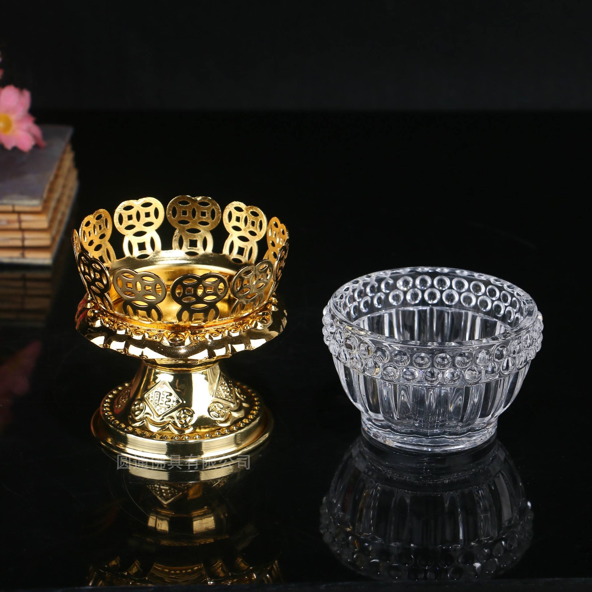 陶瓷酥油燈座燈架