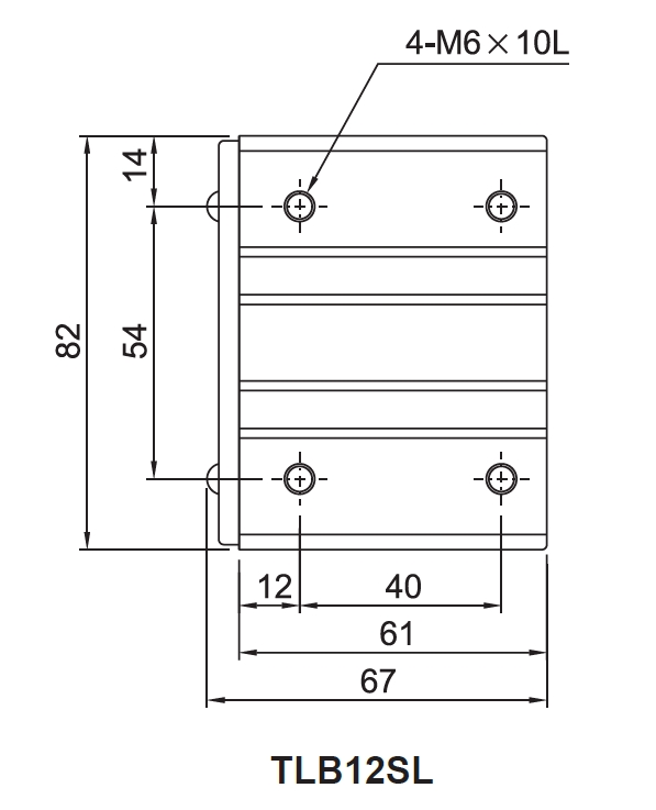 雙軸心式導軌TLB12SL