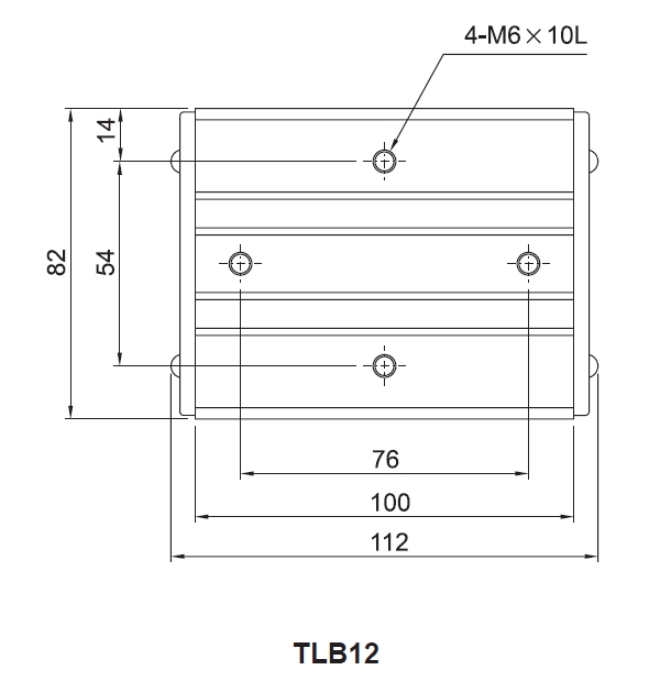 雙軸心式導軌TLB12標準型可調型(一個滑塊含四個滾輪軸承)