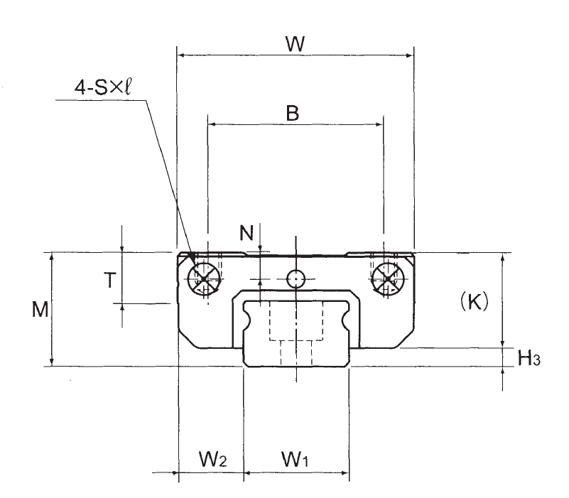 微小型滑軌(鋼珠保持器型)SRS-M型