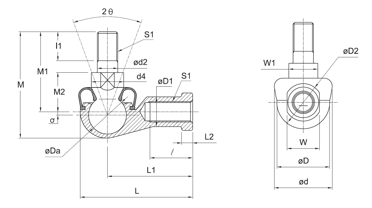 端桿、球面軸承SB型