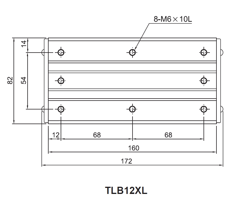 雙軸心式導軌TLB12XL