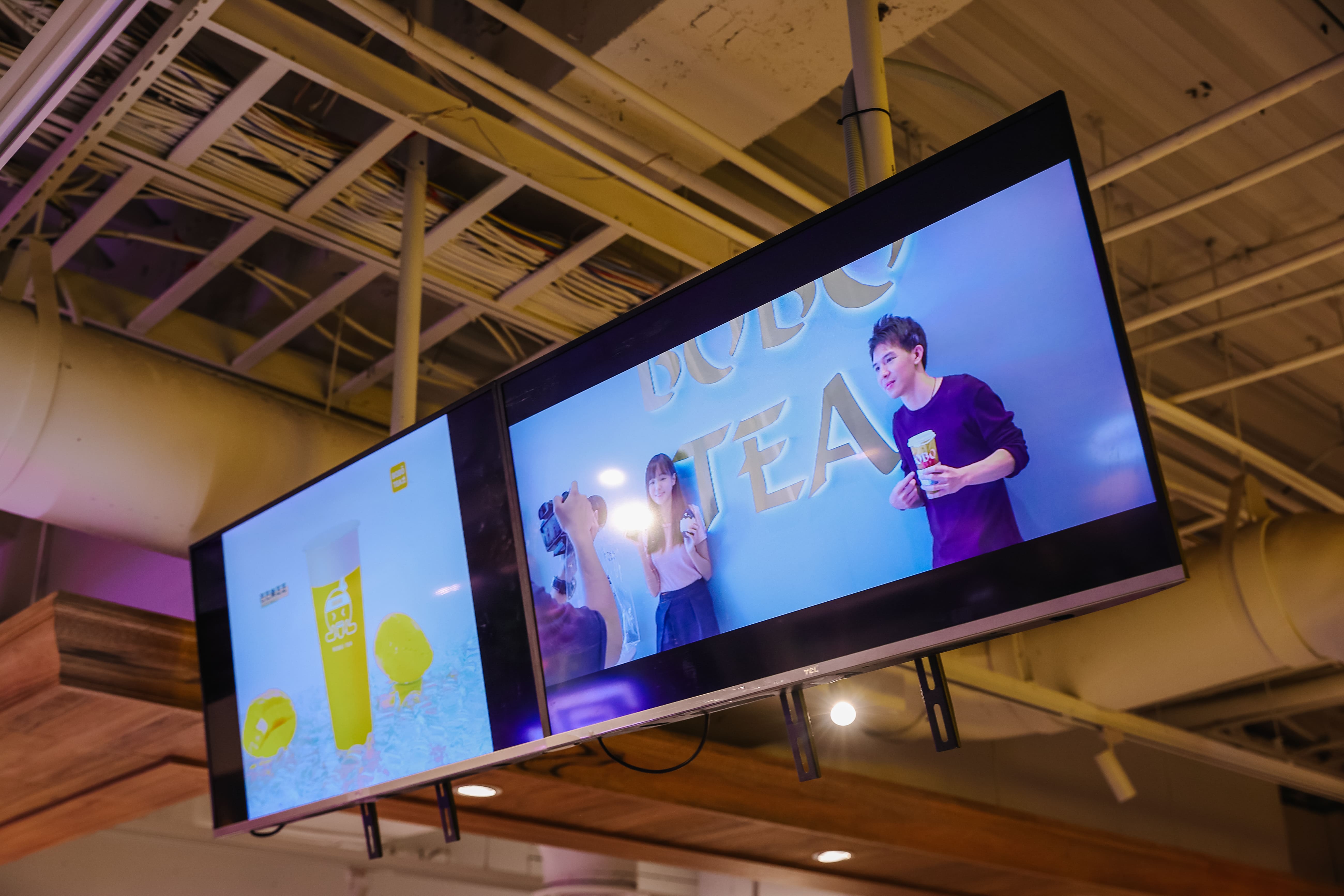 波波茶-漢神本館-招牌設計