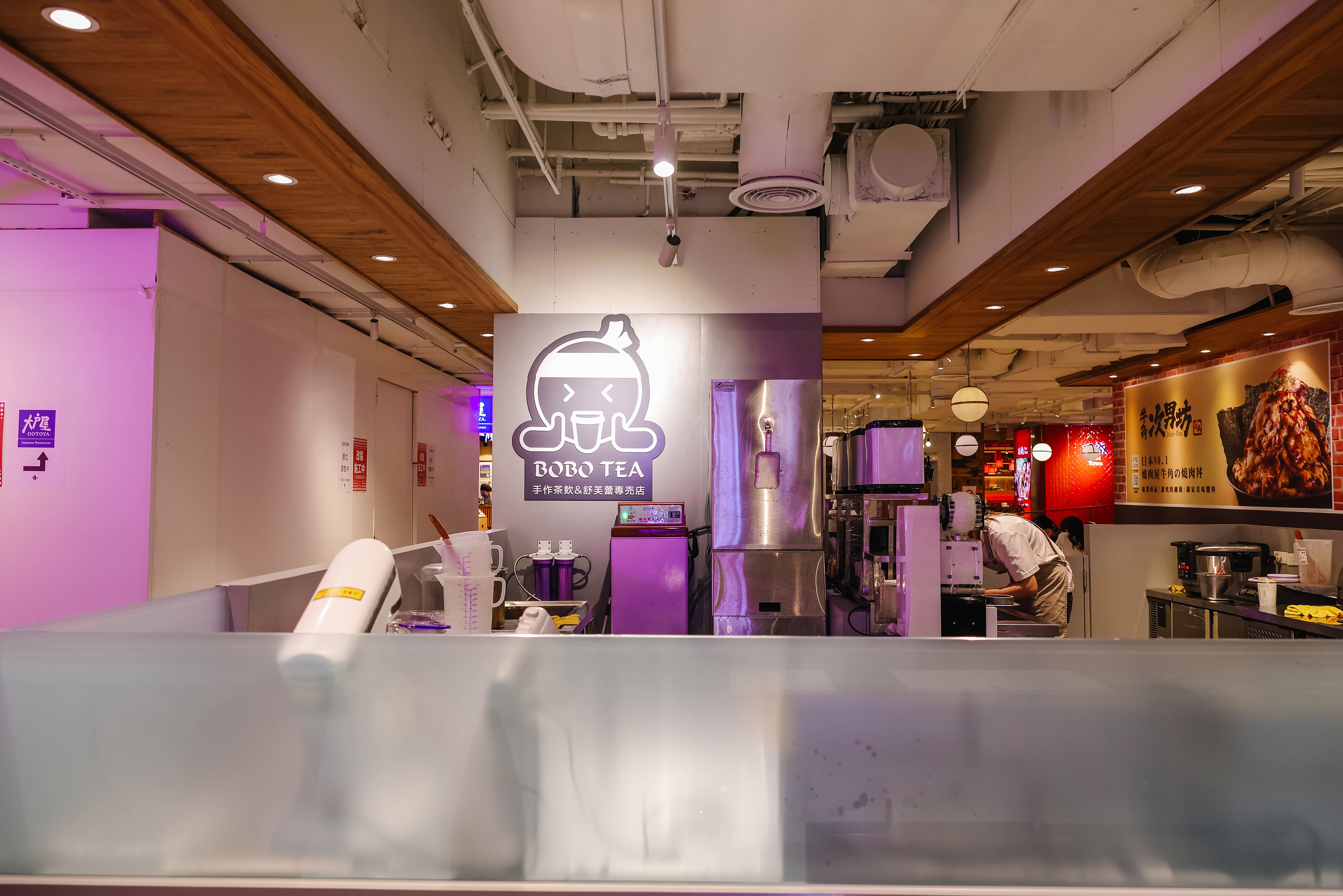 波波茶-漢神本館-百貨公司櫃位設計