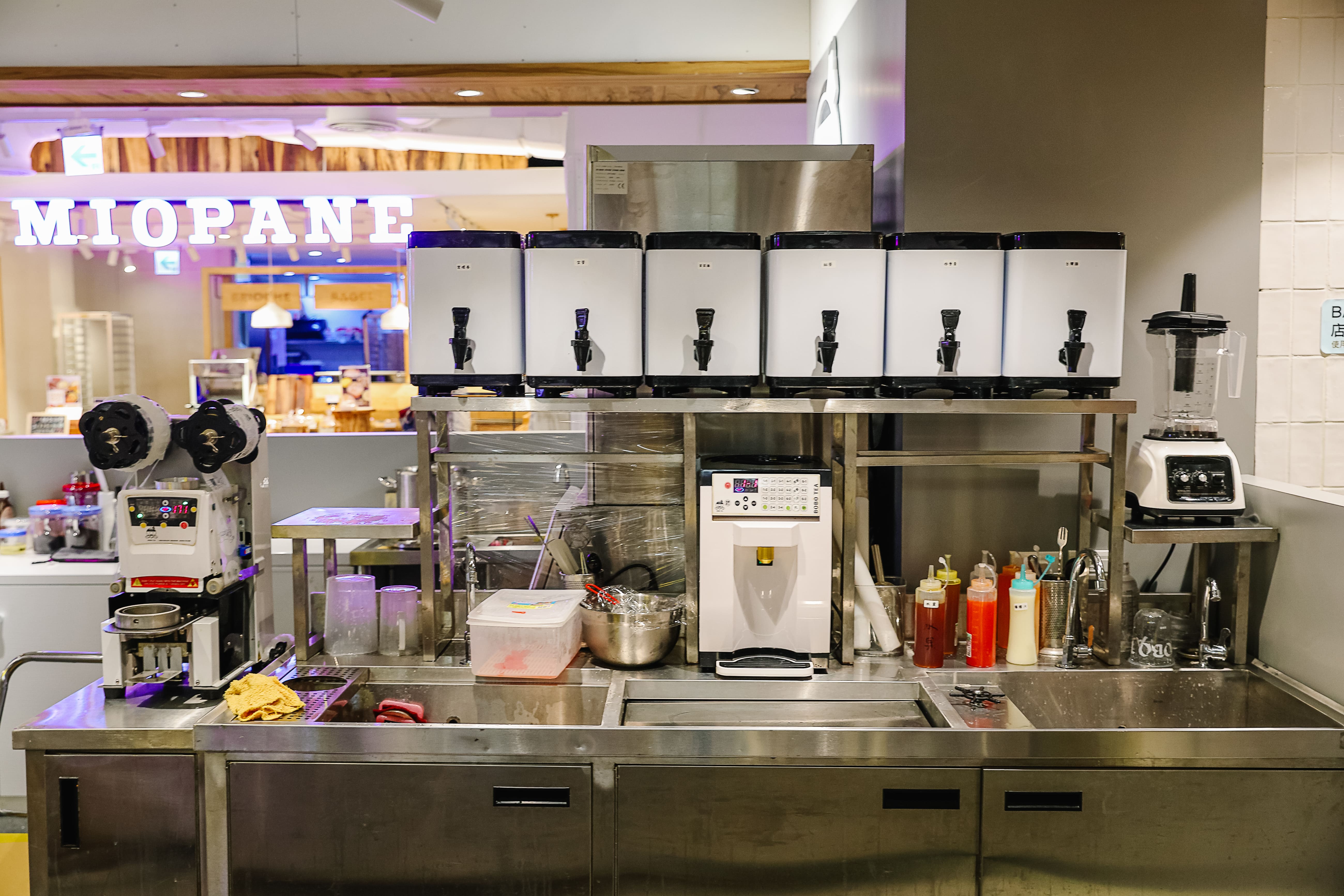 波波茶-漢神本館-餐飲設備規劃