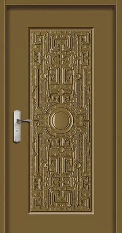 玄關壓花門-1006