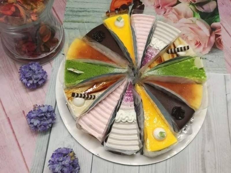 水漾繽紛蛋糕拼盤組8吋