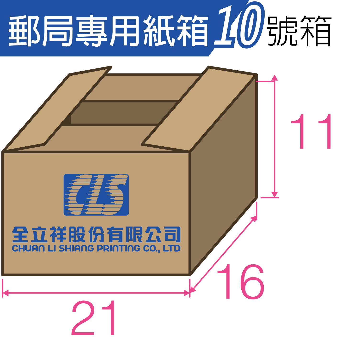 郵局專用紙箱10號箱